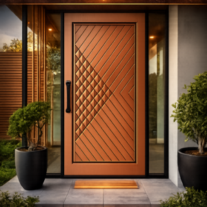 Luxury  Modern CNC Door Design